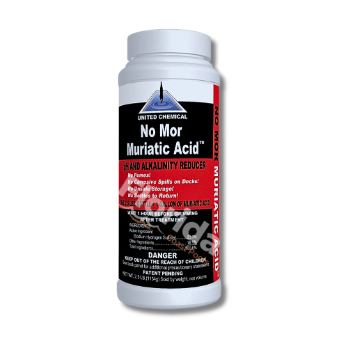 United Chemical - No More Muriatic Acid 2.5lb - On Back-Order (5-7 extra day lead time if you buy) - Buy in Bulk & Save Money!