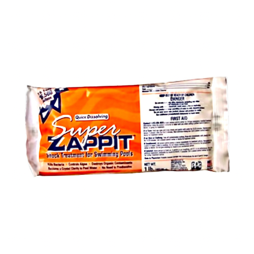 Super Zappit 1lb Bag of Shock for Swimming Pools - Buy in Bulk & Save Money!